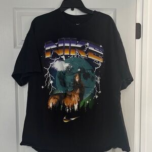 Nike Black Wolf Graphic Men's Tee